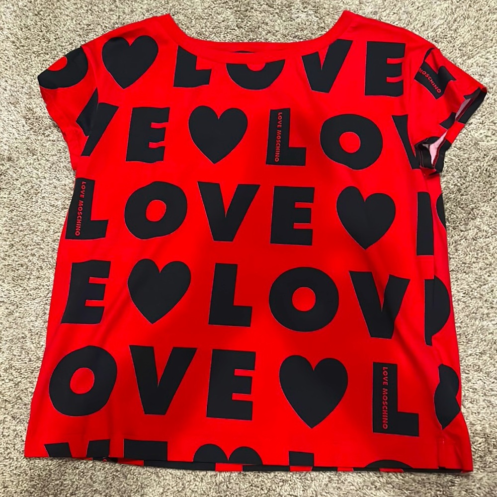 Love Moschino “love” top